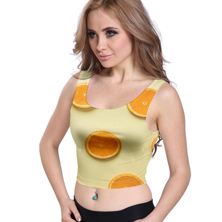 Fruite Orange Crop Top