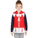 Canada Flag Canadian Flag View Kids  Hooded Puffer Vest View1