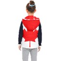 Canada Flag Canadian Flag View Kids  Hooded Puffer Vest View2