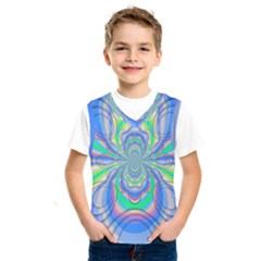 Fractal Geometry Mathematics Gradient Ovals Math Kids  Basketball Tank Top by Ravend