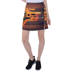 Technology Design Tech Computer Future Business Tennis Skirt by Ravend