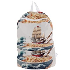 Ai Generated Noodles Pirate Chinese Food Food Foldable Lightweight Backpack by danenraven