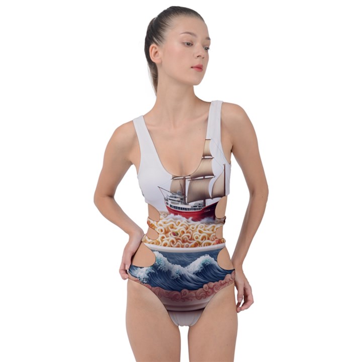 Ai Generated Noodles Pirate Chinese Food Food Side Cut Out Swimsuit