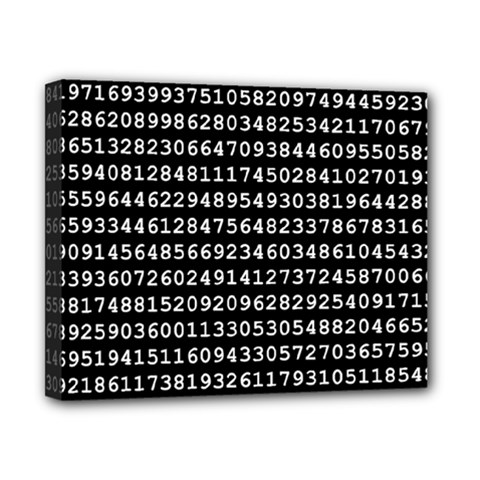 Pi Circle Diameter Circumference Ratio Radius Canvas 10  X 8  (stretched) by Ravend