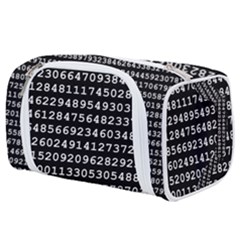 Pi Circle Diameter Circumference Ratio Radius Toiletries Pouch by Ravend