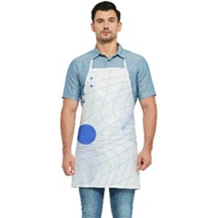 Computer Network Technology Digital Science Fiction Kitchen Apron by Ravend