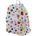 Polka Dot Top Flap Backpack View1