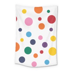 Polka Dot Small Tapestry by 8989