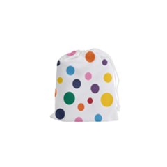 Polka Dot Drawstring Pouch (xs) by 8989