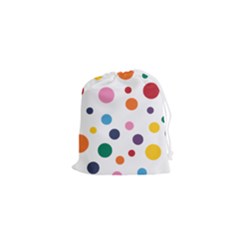 Polka Dot Drawstring Pouch (xs) by 8989