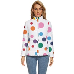 Polka Dot Women s Puffer Bubble Jacket Coat by 8989