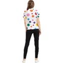 Polka Dot Women s Short Sleeve Rash Guard View2