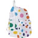 Polka Dot Foldable Lightweight Backpack View3