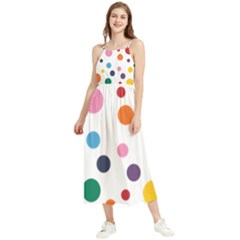 Polka Dot Boho Sleeveless Summer Dress by 8989