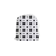 Polka Dot  Svg Drawstring Pouch (small) by 8989