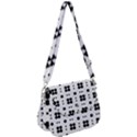 Polka Dot  Svg Saddle Handbag View1