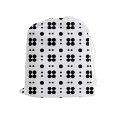 Polka Dot  Svg Drawstring Pouch (xl) by 8989