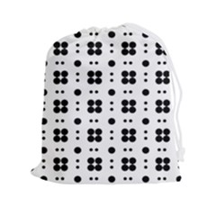 Polka Dot  Svg Drawstring Pouch (2xl) by 8989