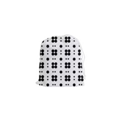 Polka Dot  Svg Drawstring Pouch (xs) by 8989