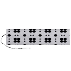 Polka Dot  Svg Roll Up Canvas Pencil Holder (l) by 8989