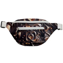 Ai Generated Swirls Space Design Fractal Light 3d Pattern Fanny Pack by Ravend