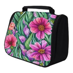 Cheerful And Cheery Blooms Full Print Travel Pouch (small) by GardenOfOphir