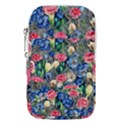 Exquisite Watercolor Flowers Waist Pouch (Small) View1