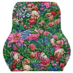 Dazzling Watercolor Flowers Car Seat Back Cushion  by GardenOfOphir