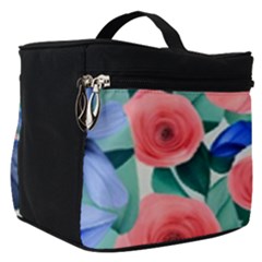 Classy Watercolor Flowers Make Up Travel Bag (small) by GardenOfOphir