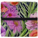 Cheerful Watercolors – Flowers Botanical Seat Cushion View4