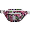 Tropical Botanical Flowers In Watercolor Fanny Pack View1