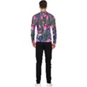 Cheerful Watercolor Flowers Men s Long Sleeve Rash Guard View2