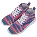 Sunset Over The Beach Women s Lightweight High Top Sneakers View2