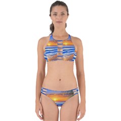 Summer Sunset Surf Perfectly Cut Out Bikini Set by GardenOfOphir