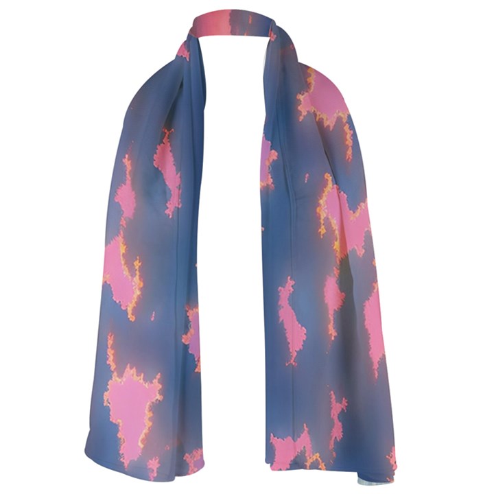 Sunset Over The Beach Lightweight Scarf 