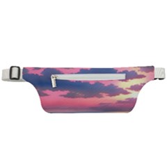 Sunset Over The Beach Active Waist Bag by GardenOfOphir