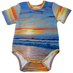 Reflecting On A Perfect Day Baby Short Sleeve Bodysuit by GardenOfOphir