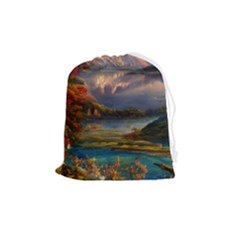 Summer Sunset Drawstring Pouch (medium) by GardenOfOphir