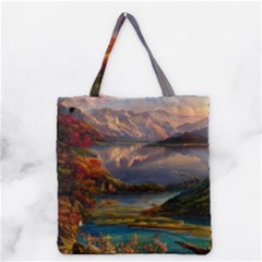 Summer Sunset Grocery Tote Bag by GardenOfOphir