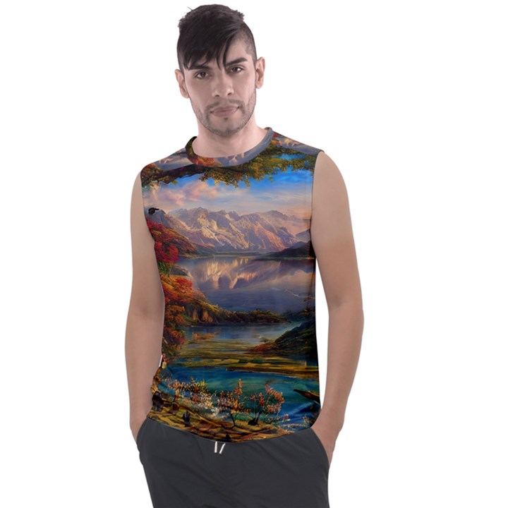 Summer Sunset Men s Regular Tank Top