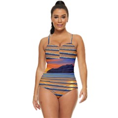 Endless Summer Nights Retro Full Coverage Swimsuit by GardenOfOphir