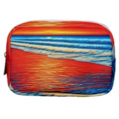 Golden Sunsets And Crisp Air Make Up Pouch (small) by GardenOfOphir