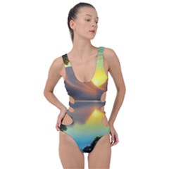 Benevolent Lake Side Cut Out Swimsuit by GardenOfOphir