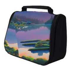 Astonishing Lake View Full Print Travel Pouch (small) by GardenOfOphir