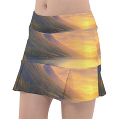 Benevolent Sunset Classic Tennis Skirt by GardenOfOphir