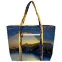 Crimson Sunset Zip Up Canvas Bag View3