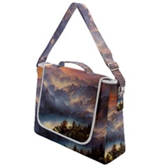 Dusty Sunset Box Up Messenger Bag by GardenOfOphir