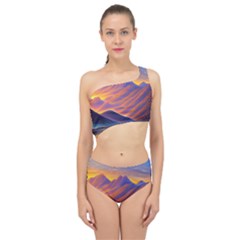 Great Sunset Spliced Up Two Piece Swimsuit by GardenOfOphir