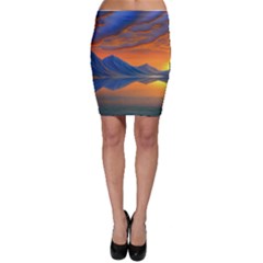 Glorious Sunset Bodycon Skirt by GardenOfOphir