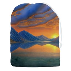 Glorious Sunset Drawstring Pouch (3xl) by GardenOfOphir